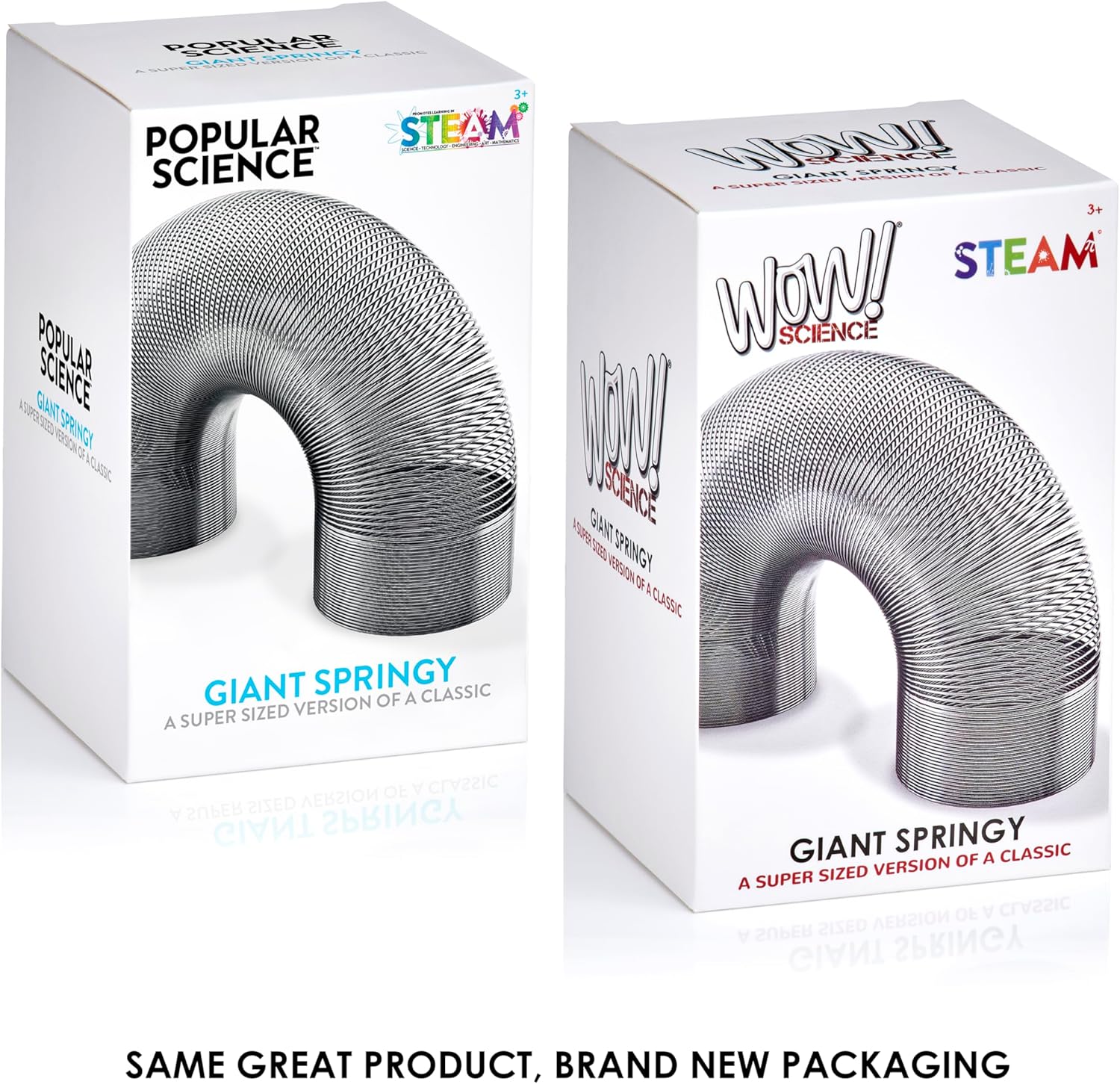 Thumbnail 1 de Popular Science Giant Springy giocattolo elica metallica grande, argento