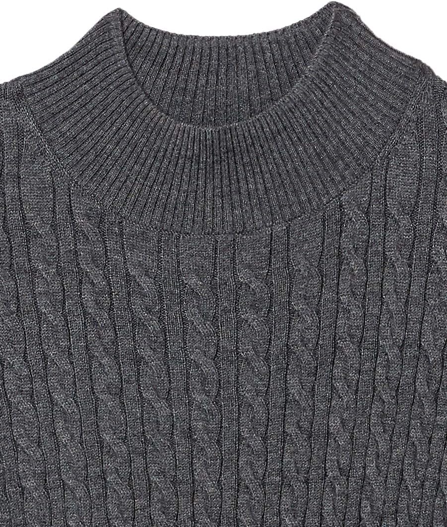 Thumbnail 4 de Amazon Essentials Damen Leichter Langarm-Pullover mit Stehkragen und Zopfmuster (klassische Passform)