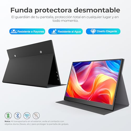 Thumbnail 4 de UFYQL Monitor 15,6" Full HD IPS portátil