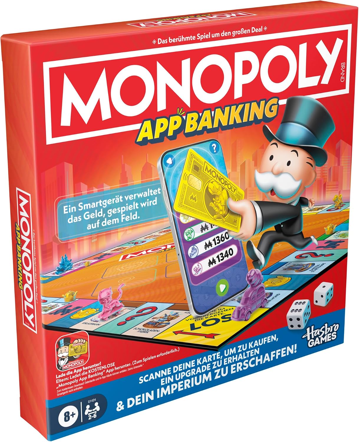 Thumbnail 6 de Monopoly App Banking Brettspiel 2–6 Spieler 🎲