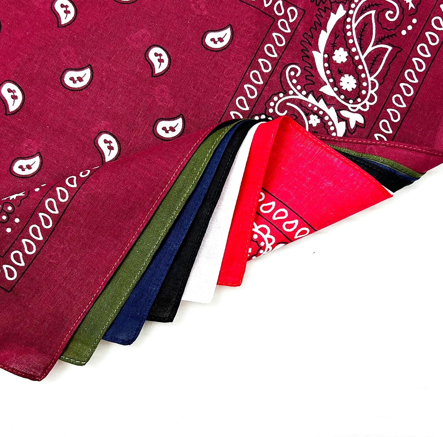 Thumbnail 1 de APIGANIZ 100% Cotton Bandanas, 21 x 21 inches, Set of 6