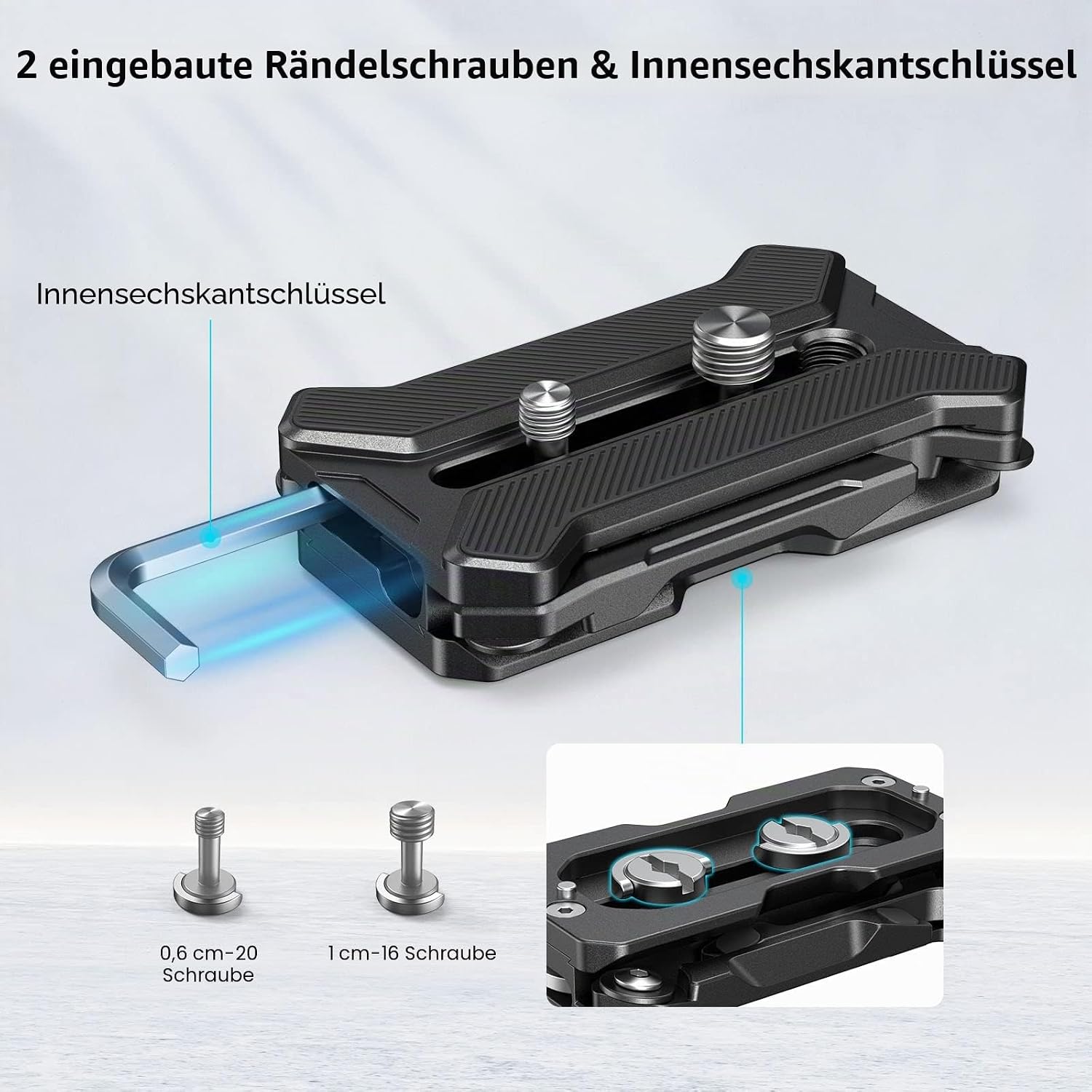 Thumbnail 6 de SMALLRIG 3913 Schnellwechselplatte Arca-Swiss