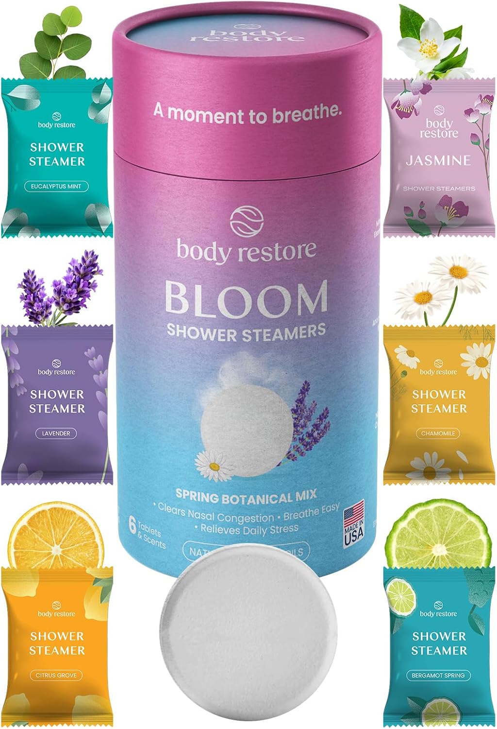 Detalle 2 de BodyRestore 15 Shower Steamers