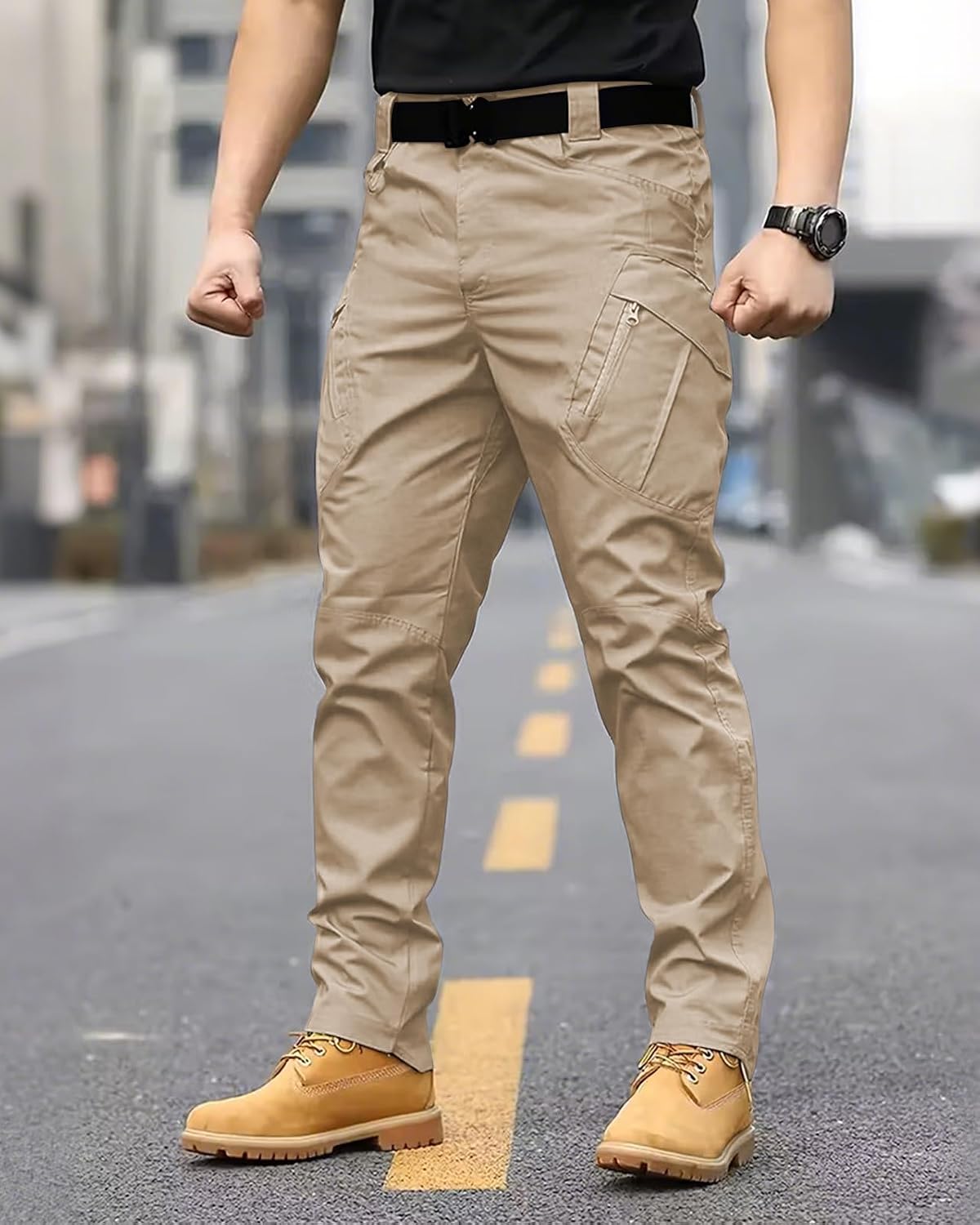 Thumbnail 1 de whox Men's Cargo Pants, Ripstop Water-Resistant Design, 6 Pockets
