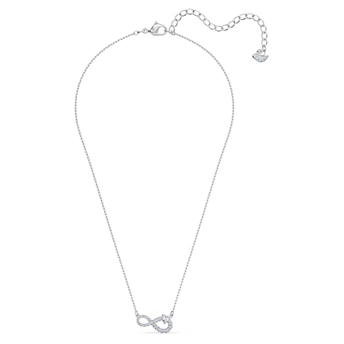 Thumbnail 1 de Swarovski Collana Infinity Bianca Placcato Rodio – Simbolo dell’Amore Eterno