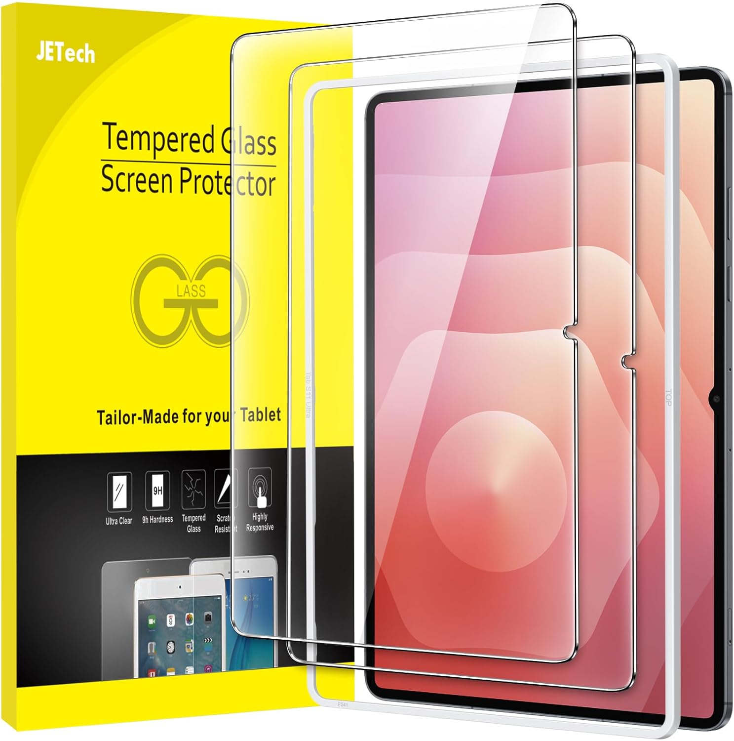 Detalle de JETech Schutzfolie Samsung Galaxy Tab S11 Ultra 14,6"