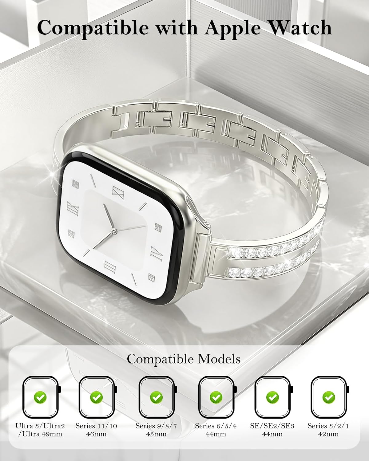 Detalle de Astorgos Apple Watch Band, Stainless Steel