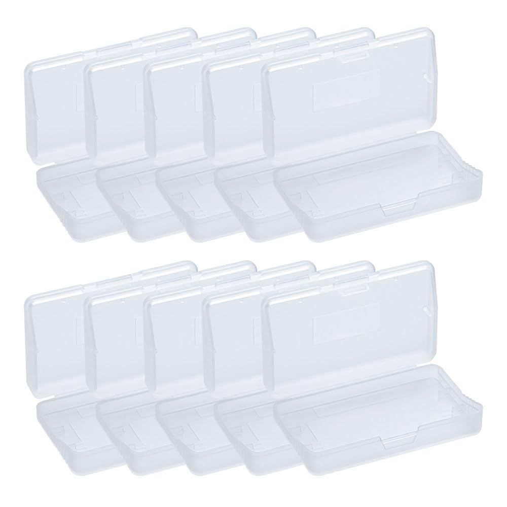 Detalle de Mcbazel 10 Stück Spielhüllen für Game Boy Advance, SP und Micro – transparente Schutzboxen
