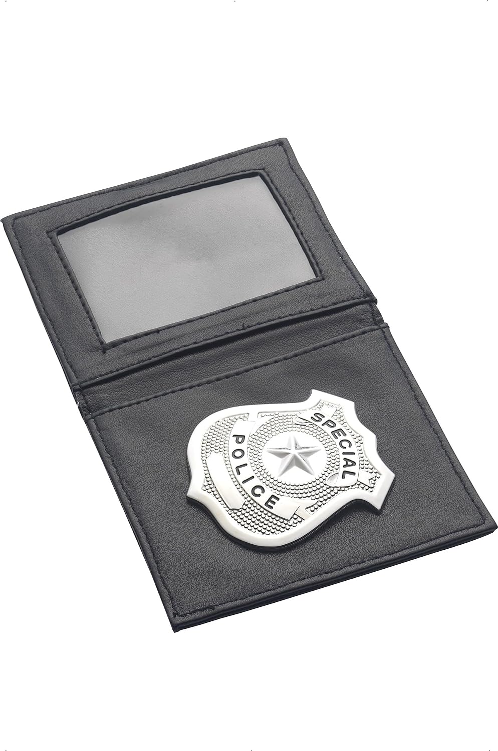 Detalle 2 de Smiffy's Police Badge in Wallet - Black/Silver đ