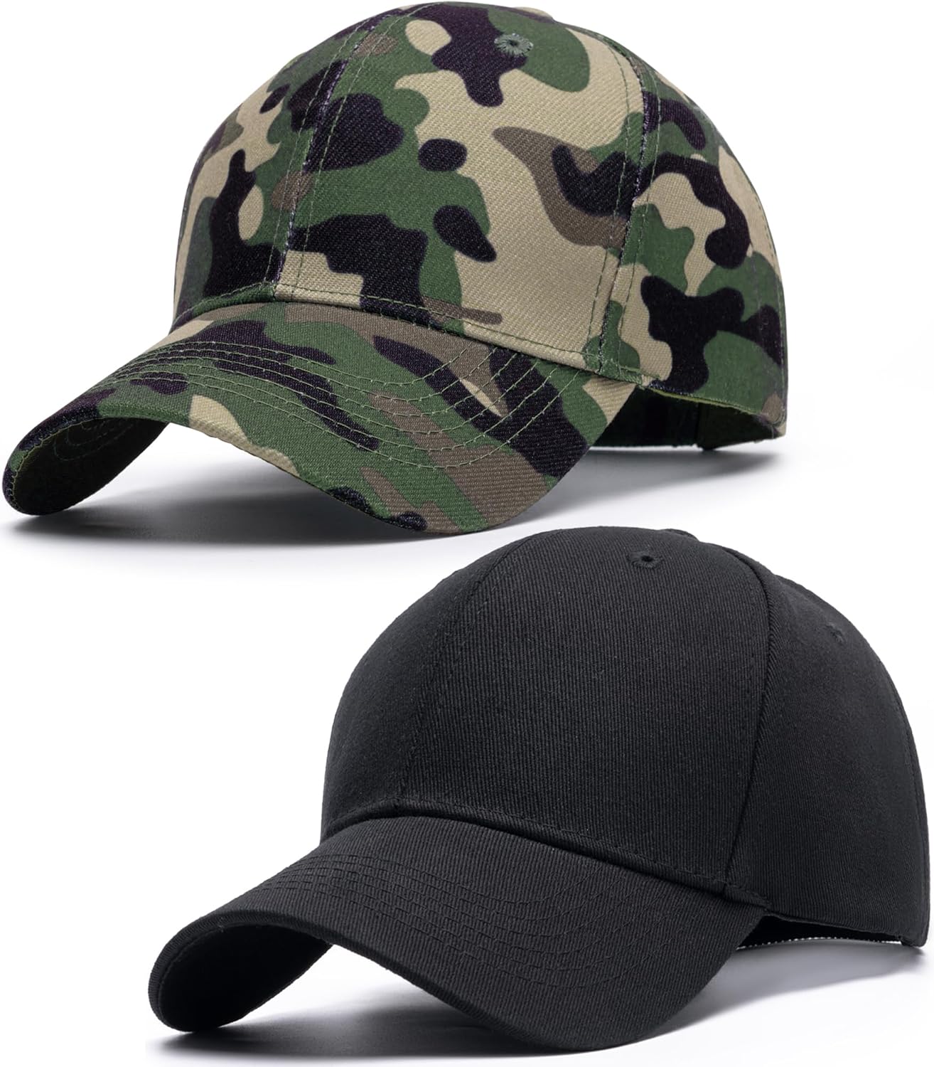 Detalle de spxkd Structured Baseball Hats for Men and Women – Breathable 100% Washed Cotton, Adjustable Buckle