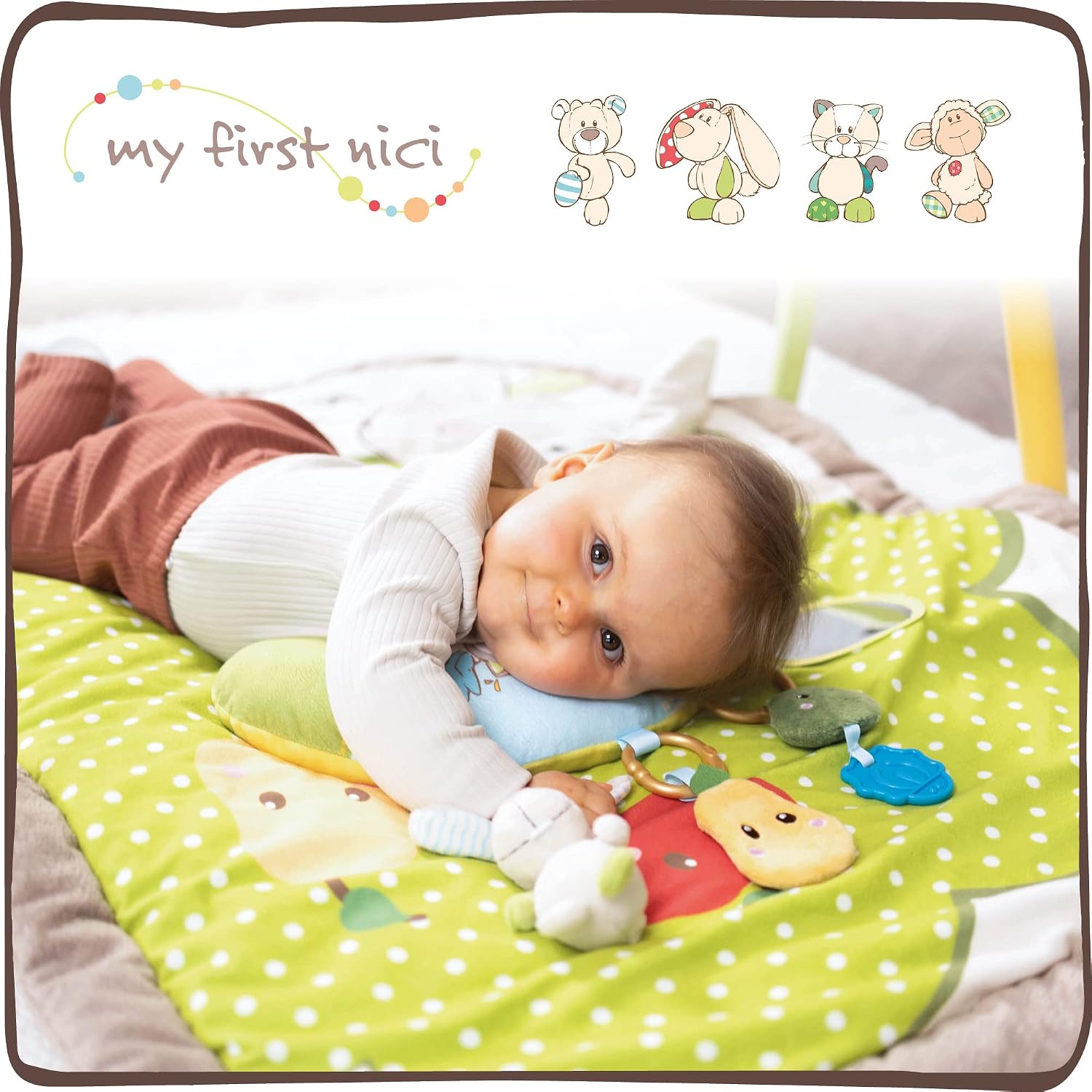 Thumbnail 5 de NICI 48510 – kocyk edukacyjny 80 x 110 cm z pałąkiem i 5 figurkami