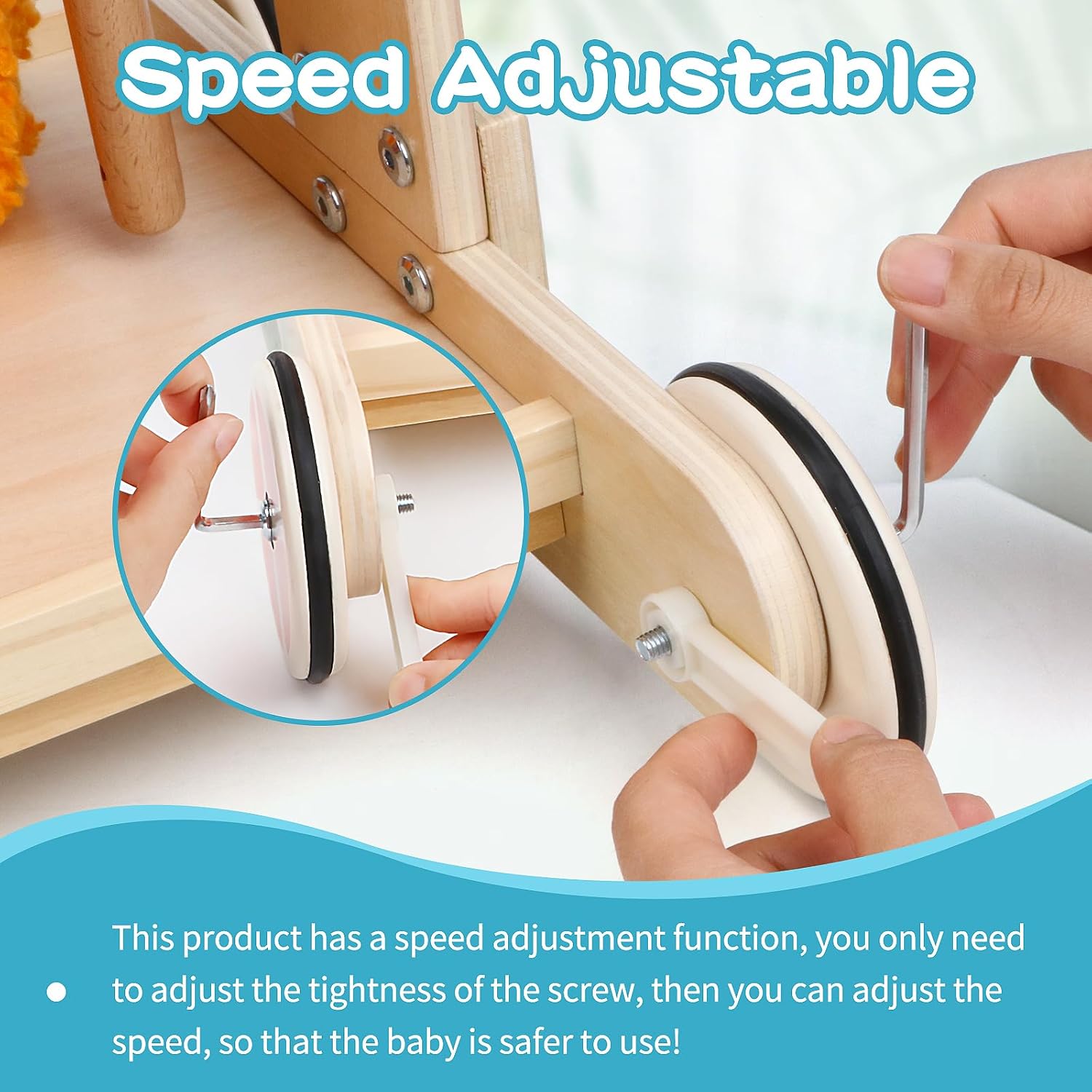 Thumbnail 4 de Jacootoys Wooden Baby Push Walker 36 Months 🚼