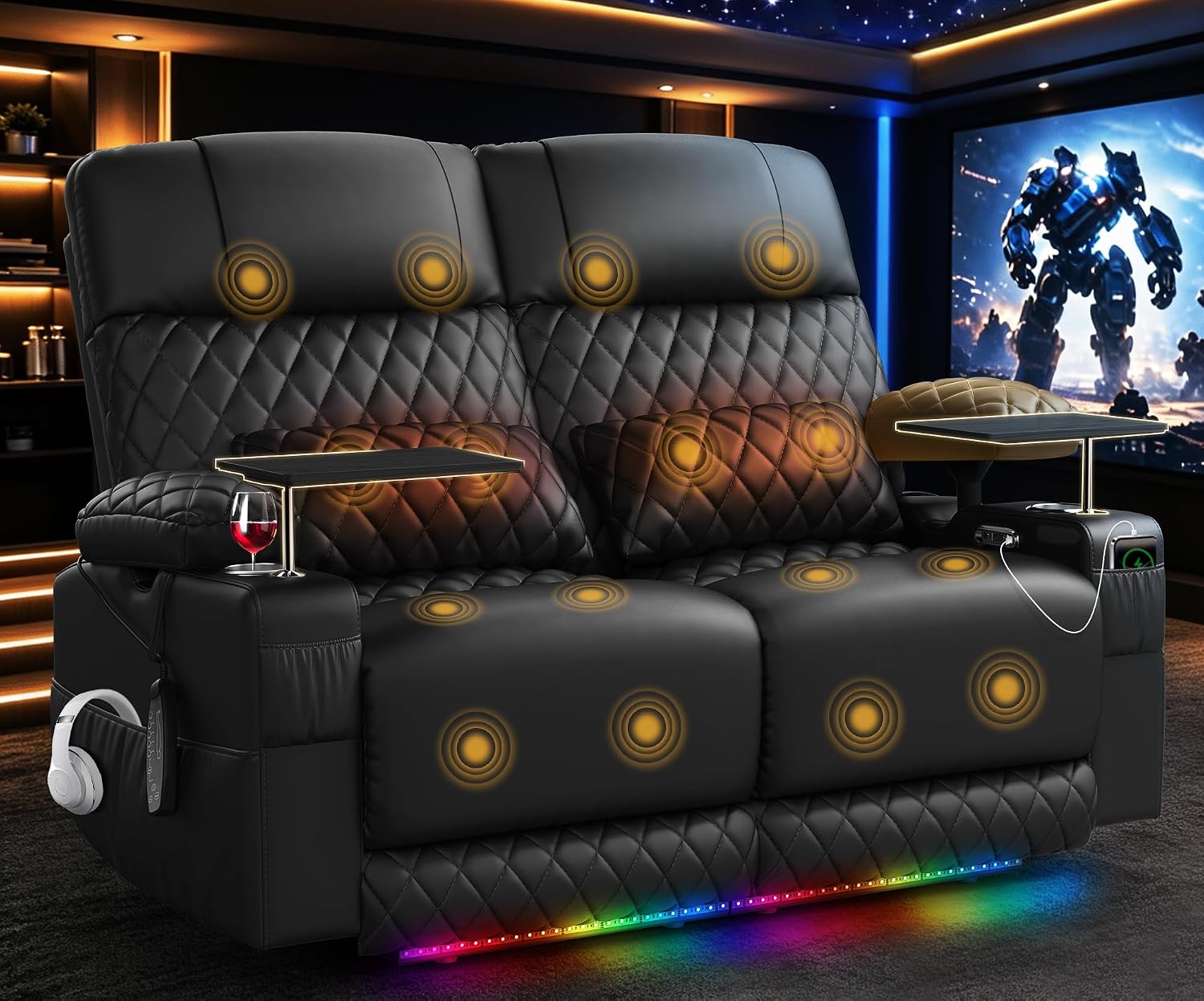 Detalle de Power Reclining Loveseat