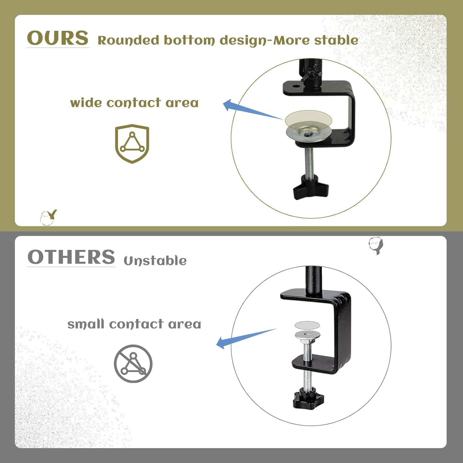 Detalle de Urban Deco Deck Bird Feeders Platform Deck Mount Bird Feeder & Bird Bath Spa, Bronze