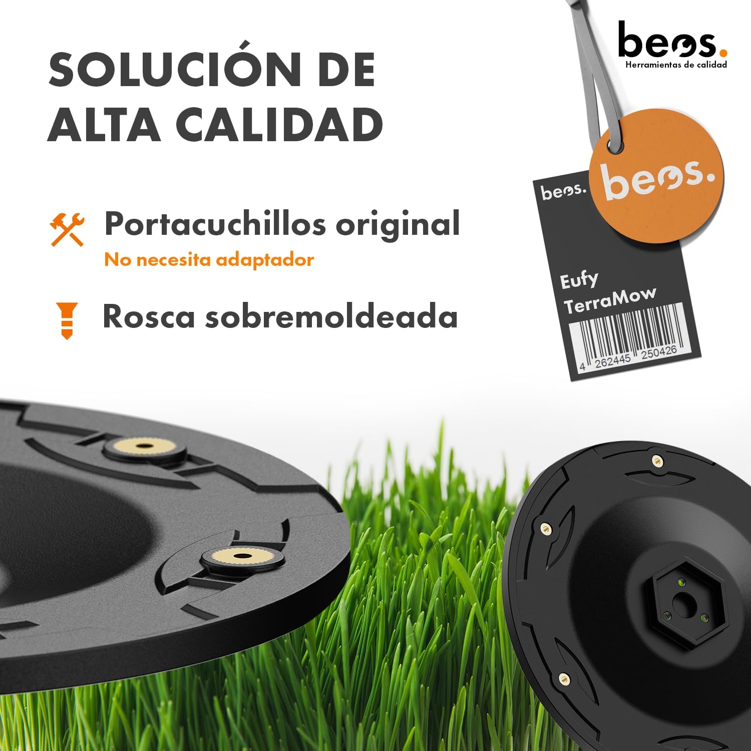 Thumbnail 3 de BEOS Disco lame per robot tosaerba premium (6 lame) da 190 mm per Eufy E15/E18 e TerraMow V600/V1000/S800/S1200