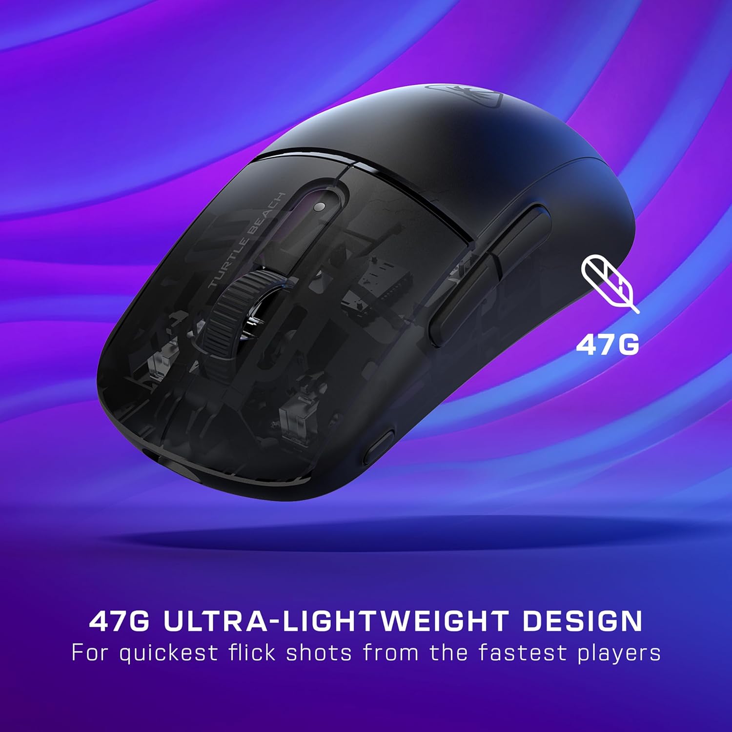 Thumbnail 2 de Turtle Beach Burst II Air – Kabellose Gaming-Maus, 47 g, 26k DPI, 2,4 GHz & Bluetooth