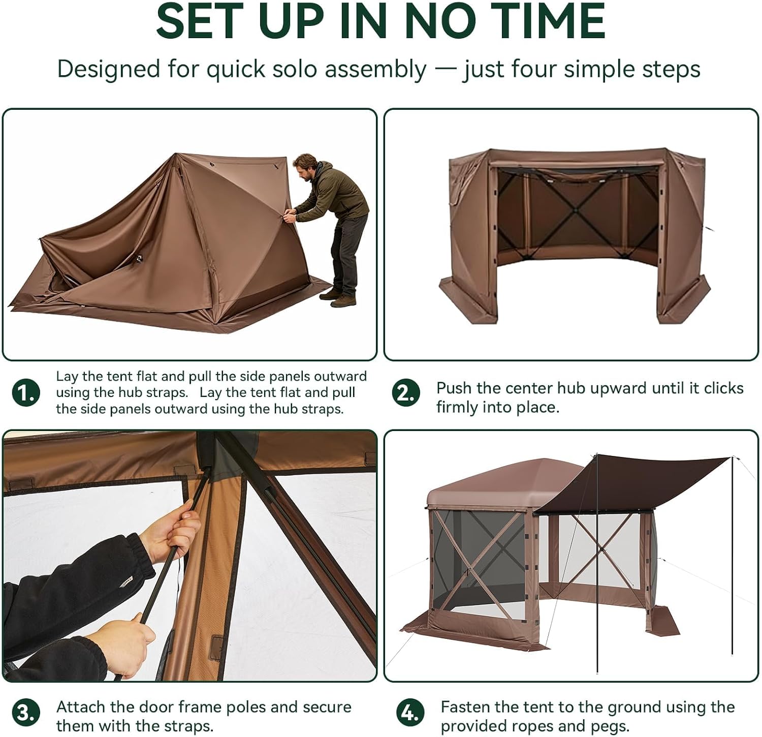 Detalle 1 de Breezestival Pop-Up Canopy Tent, 10x10 ft