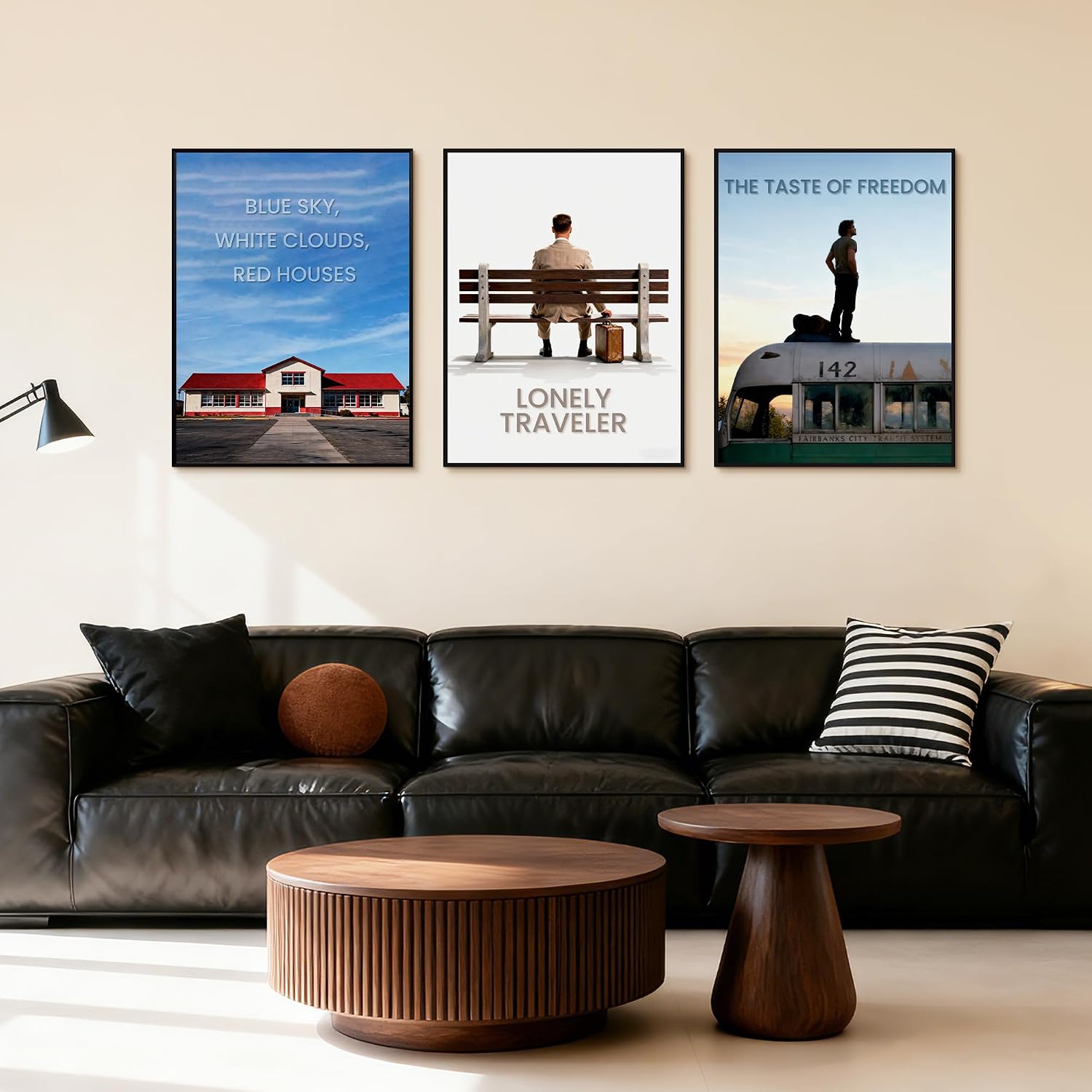 Detalle 2 de upsimples PFUP0440AMUS 24x32 Poster Frames, Black, 3-Pack