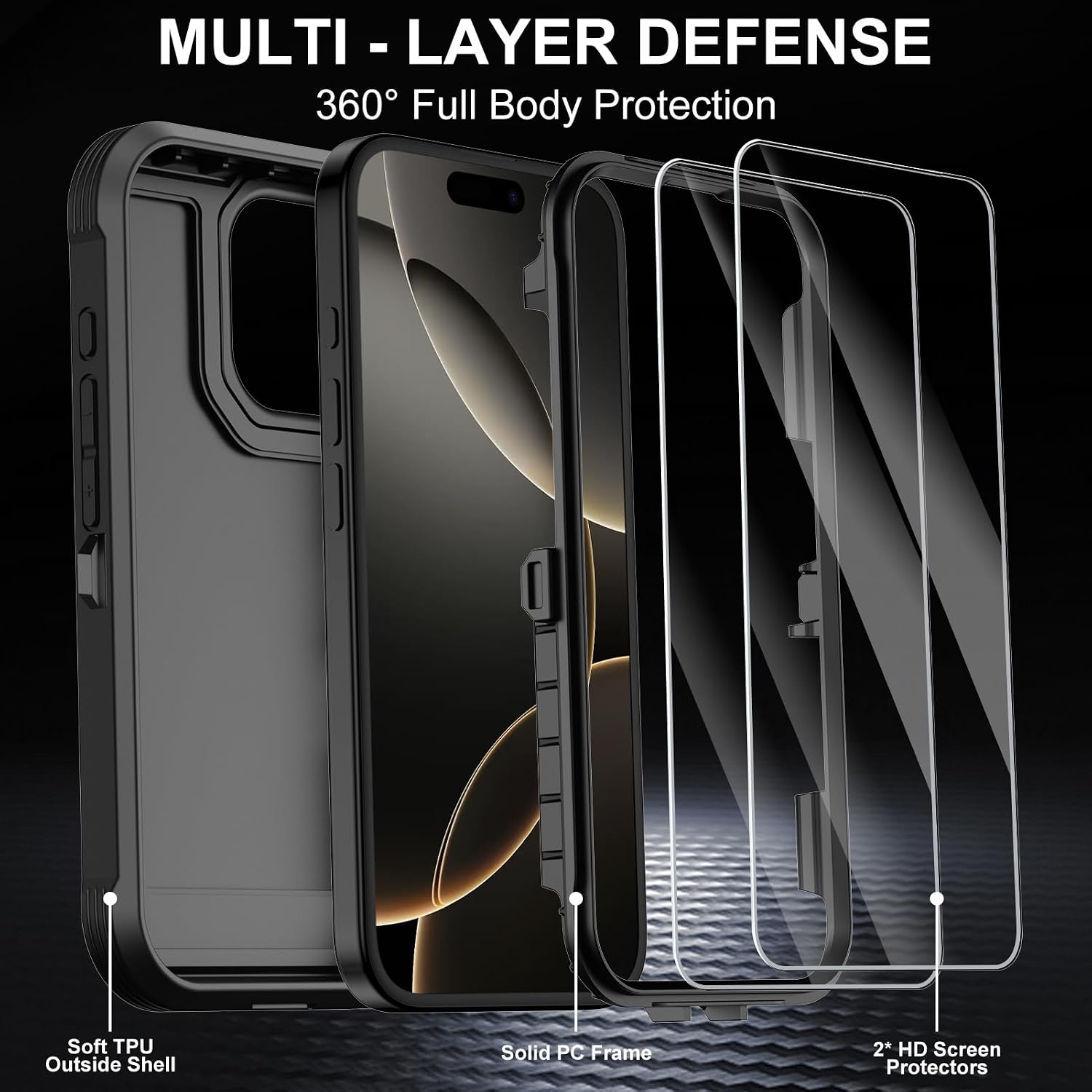 Detalle de Annymall iPhone 16 Pro Case