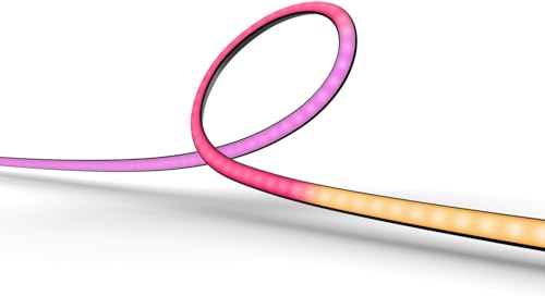 Detalle 2 de Philips Hue Lightstrip Play Gradient pour TV 65 pouces – Ambilight synchronisé et compatibilité maison connectée