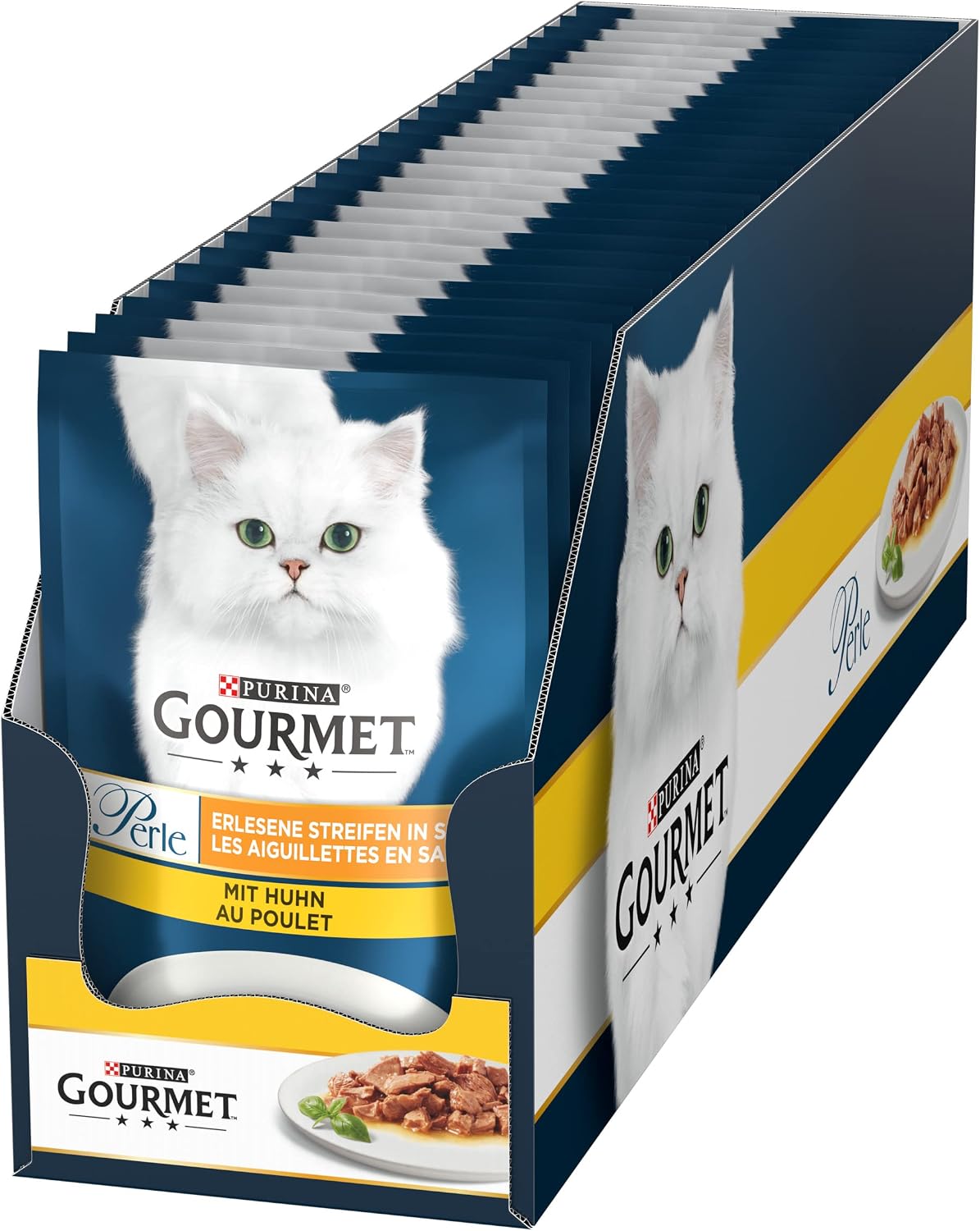 Thumbnail 6 de Gourmet Perle Erlesene Streifen 96er Pack 🐱