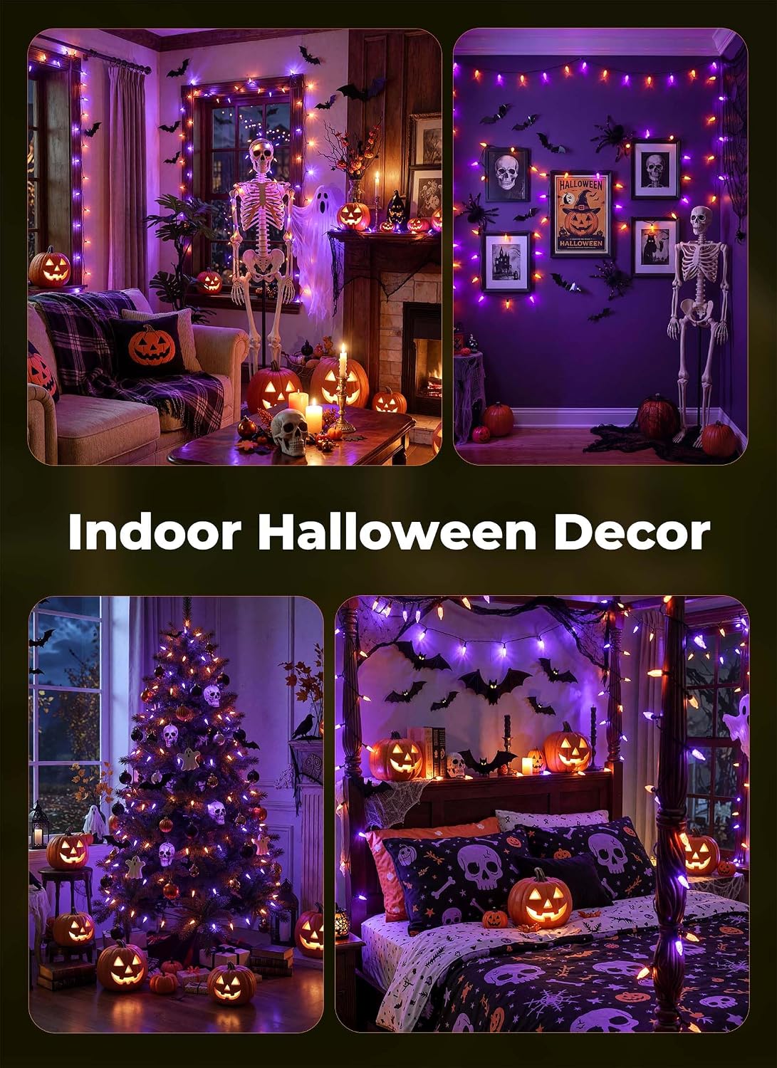 Thumbnail 2 de Brightown Halloween String Lights, 2-Pack