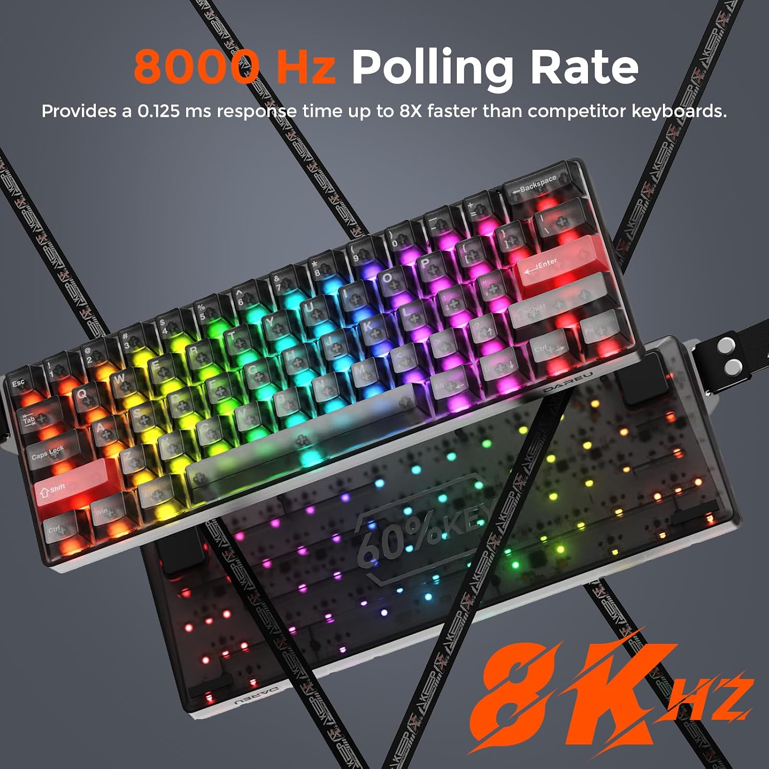 Detalle 2 de DAREU COOL60 tastiera gaming magnetica 60%