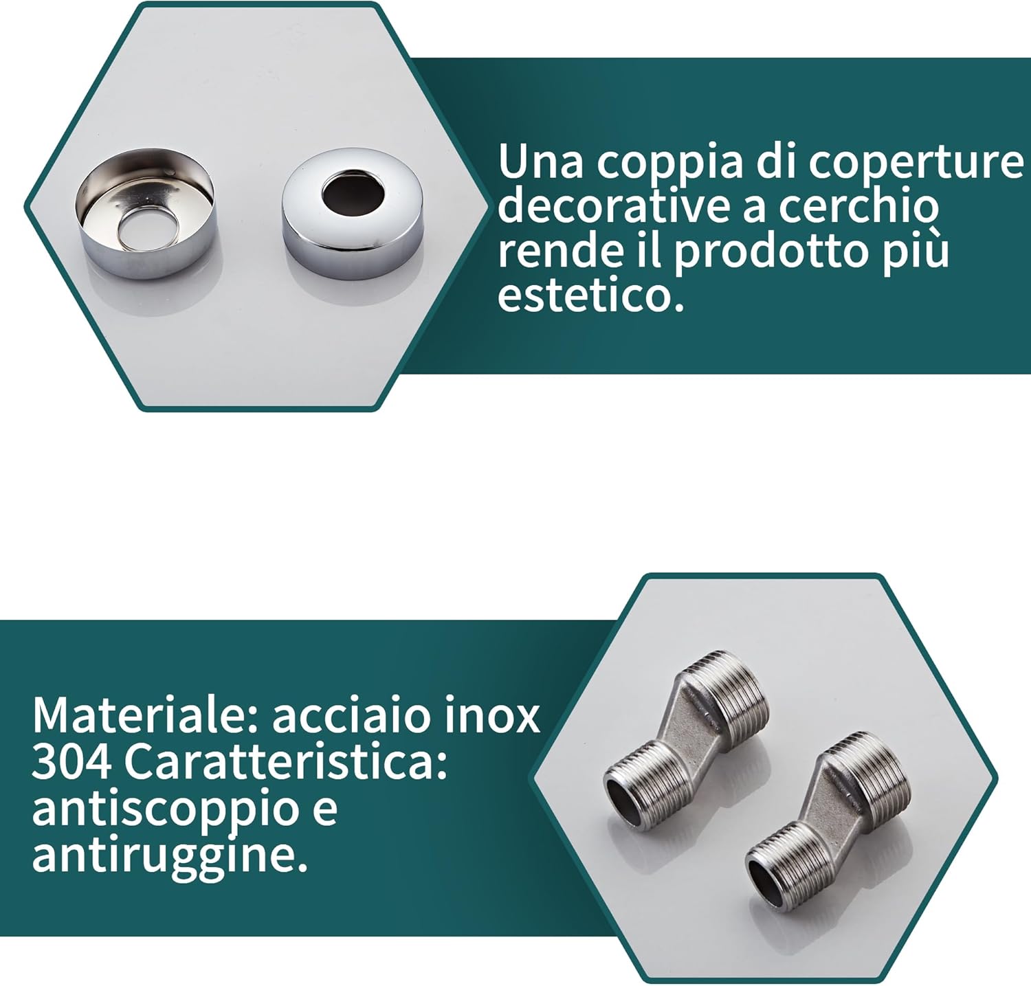 Thumbnail 5 de MORADO Miscelatore Doccia Termostatico in Ottone Cromato: controllo costante della temperatura e risparmio idrico