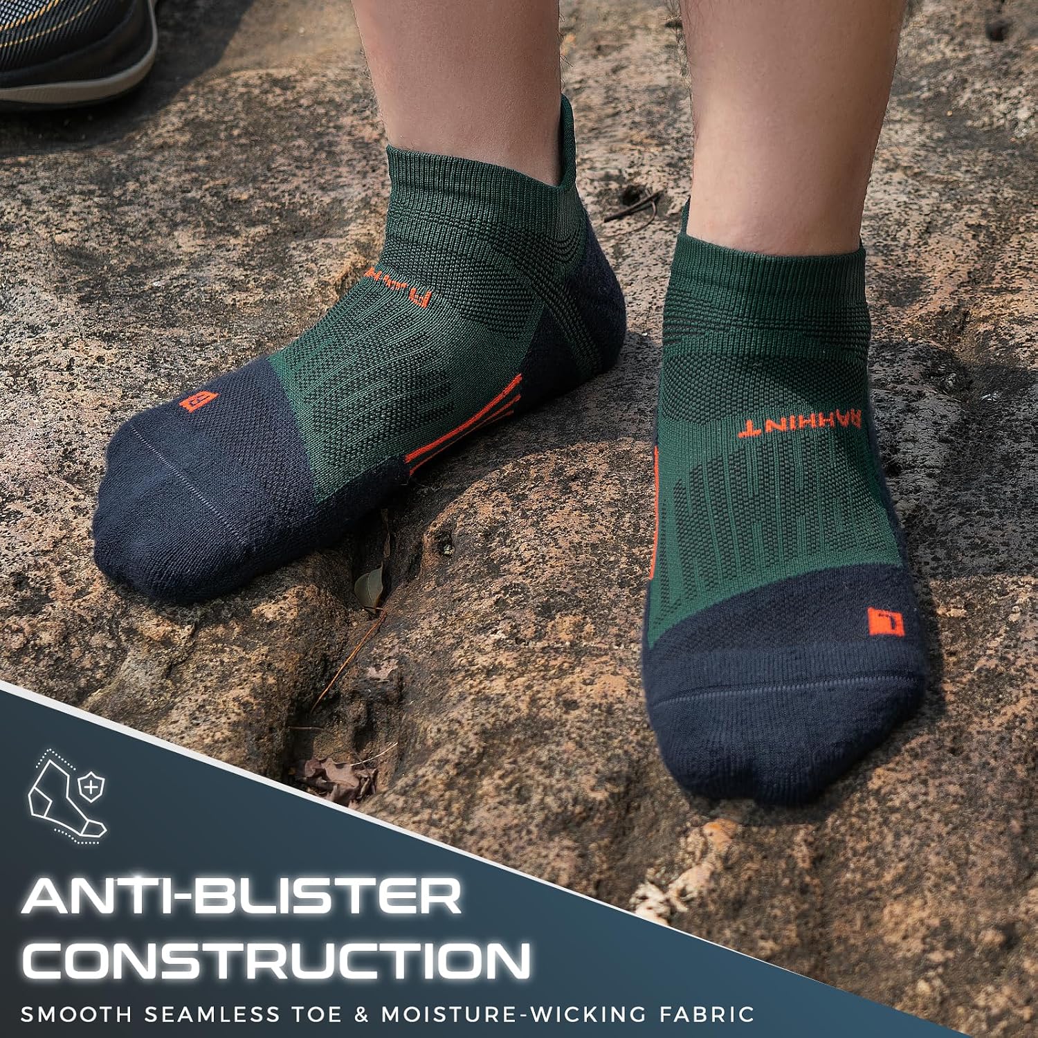 Thumbnail 3 de Coolmax Anti-Blister Cushioned Running Socks 3 Pairs