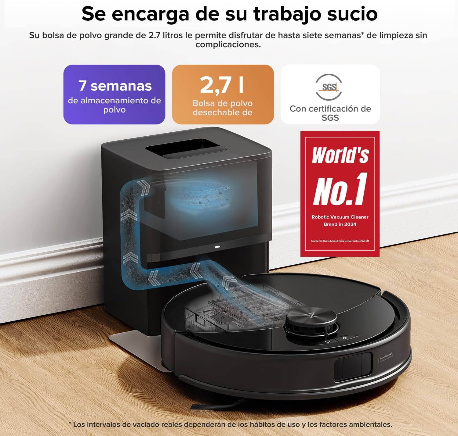 Thumbnail 1 de roborock Q10 S5+ Set 2 en 1 robot aspirador