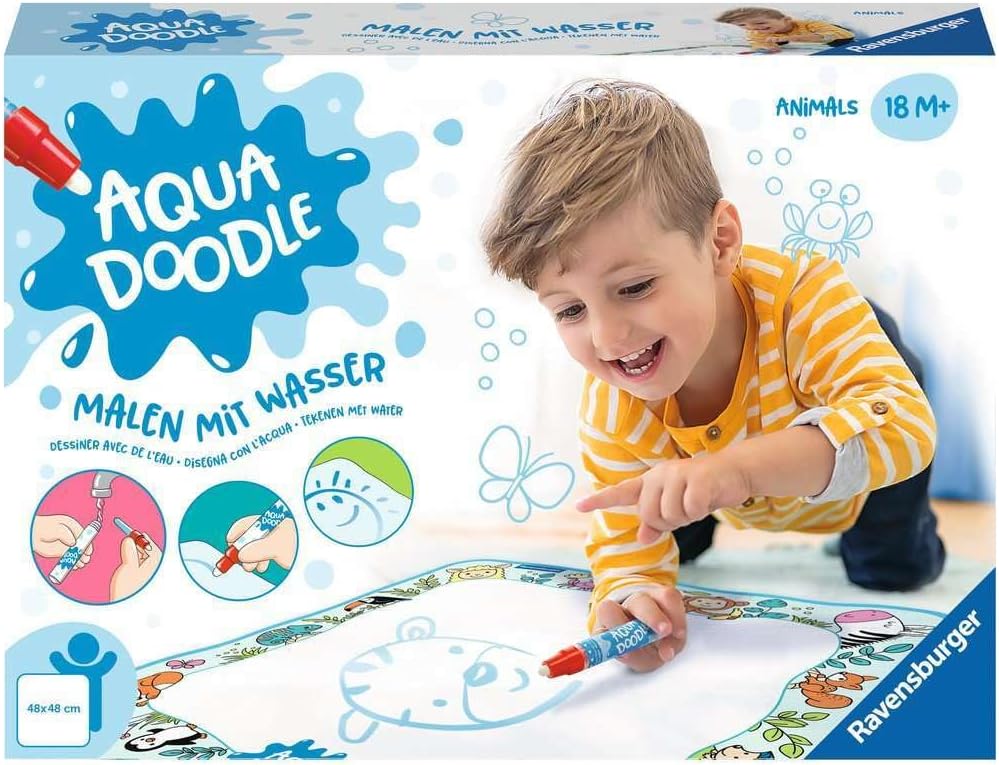 Ravensburger 4565 Aquadoodle Animals - Premier Tableau pour Enfants de 18 Mois