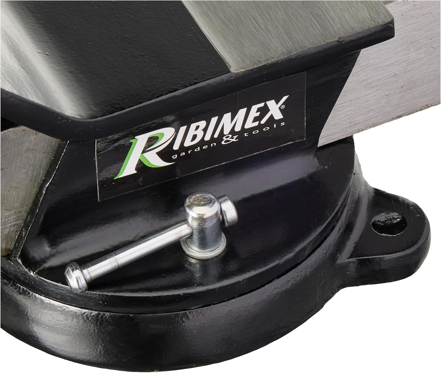 Detalle de Ribimex Morsa da Banco in Acciaio PRETAU125/A, Apertura 125 mm e Base Rotante 360°