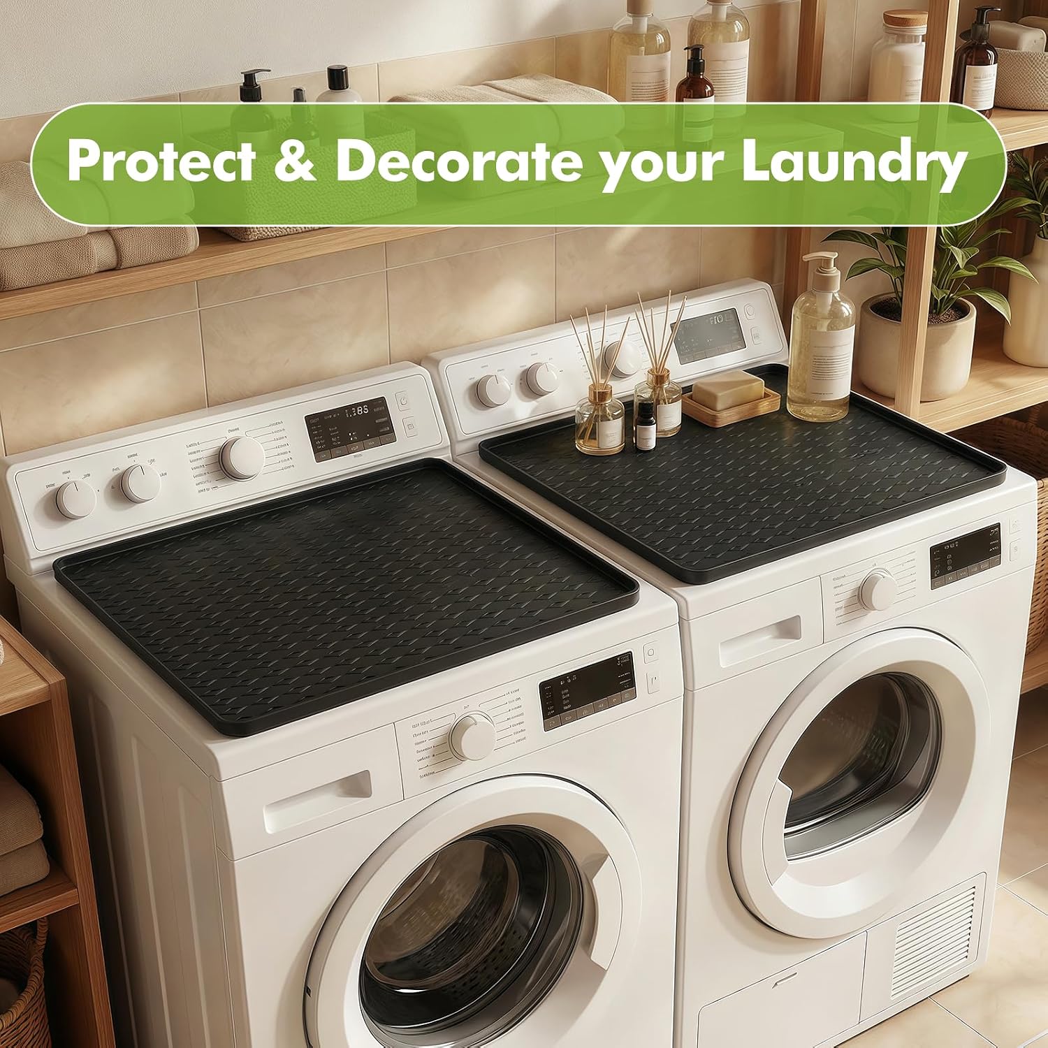 Detalle de Washer and Dryer Mat, 23.6 x 23.6 in.