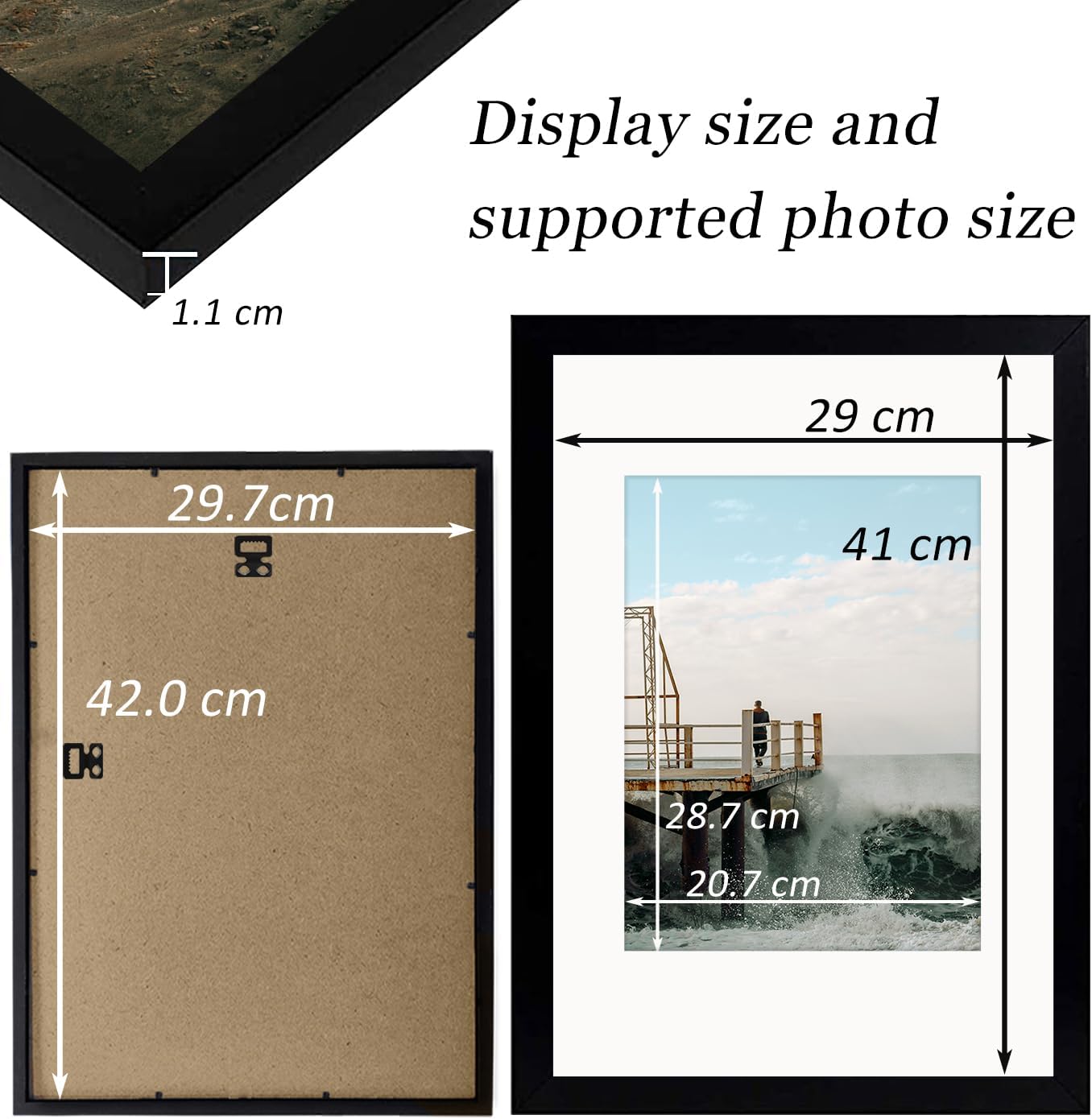 Detalle de RUN HELIX A3 picture frame, 29.7x42 cm
