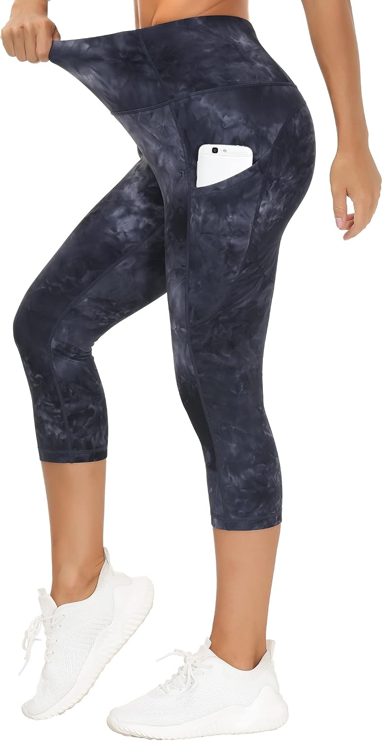 Detalle 2 de THE GYM PEOPLE High Waist Capris Yoga Pants