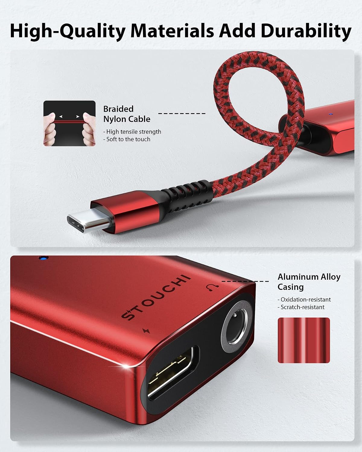 Detalle de Stouchi USB C Kopfhörer Adapter 30W