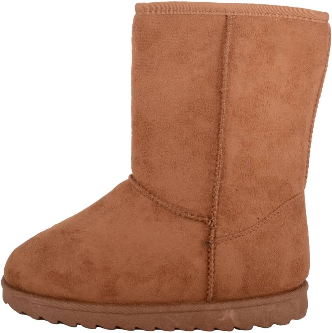 Detalle 2 de Absolute Footwear Childrens Easy Slip On Faux Fur Mid Calf Winter Boots