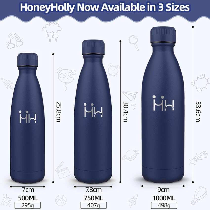 Thumbnail 4 de HoneyHolly Botella Térmica 500ML🥤Mantiene 12h Caliente y 24 Frío