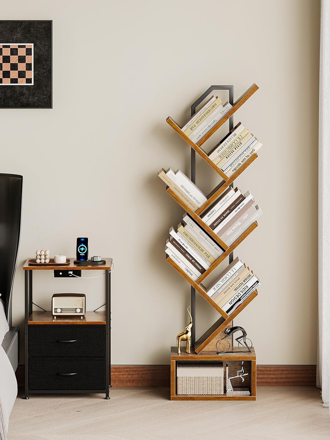 Thumbnail 1 de Coleshome libreria in legno a 6 ripiani