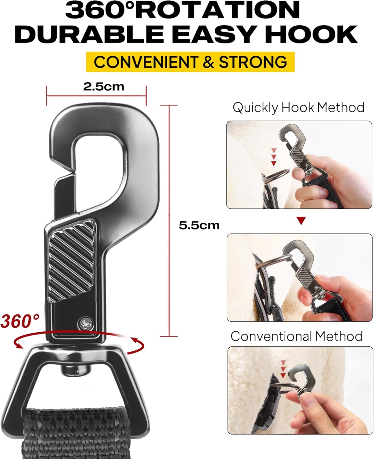 Thumbnail 3 de Fida Heavy Duty Dog Lead, 1.8m