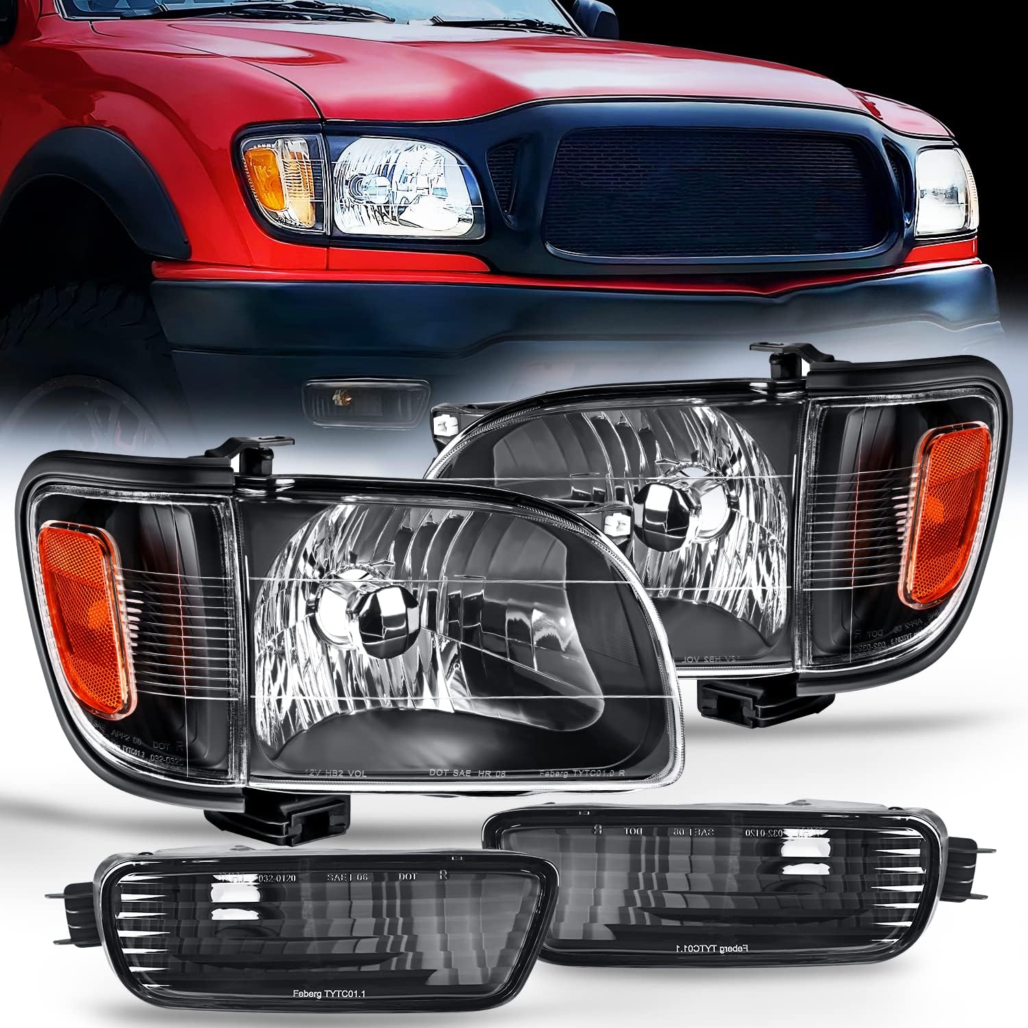 Detalle de Nilight Headlight Assembly 2001-2004