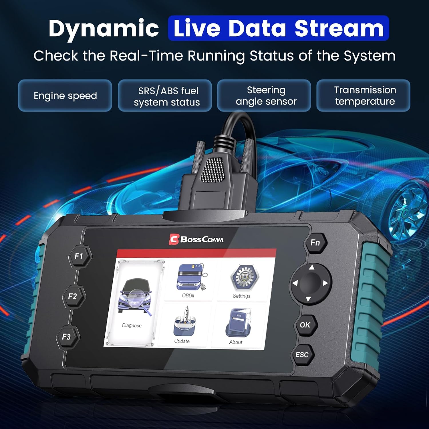 Detalle 2 de BOSSCOMM OBD2 Scanner IFIX435
