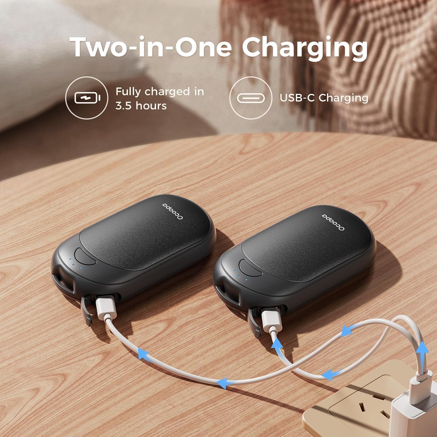Thumbnail 6 de OCOOPA Rechargeable Magnetic Hand Warmers, 2-Pack ✋