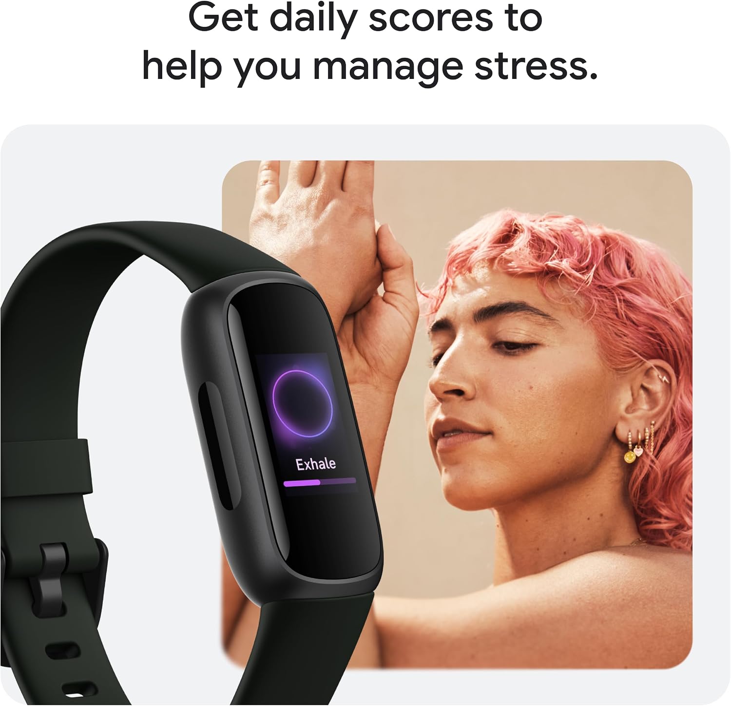 Detalle 2 de Fitbit Inspire 3 fitness tracker, 10-day battery