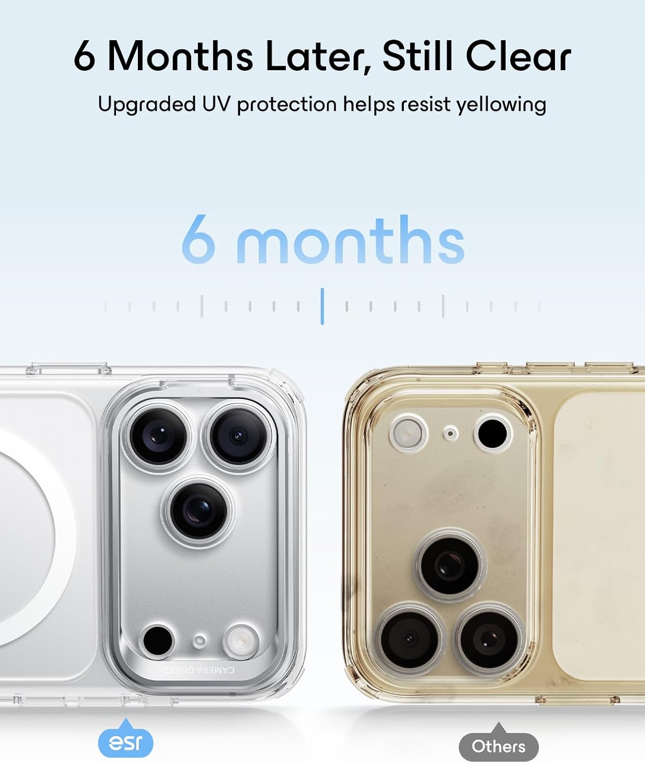 Detalle de ESR iPhone 17 Pro MagSafe protective case with kickstand