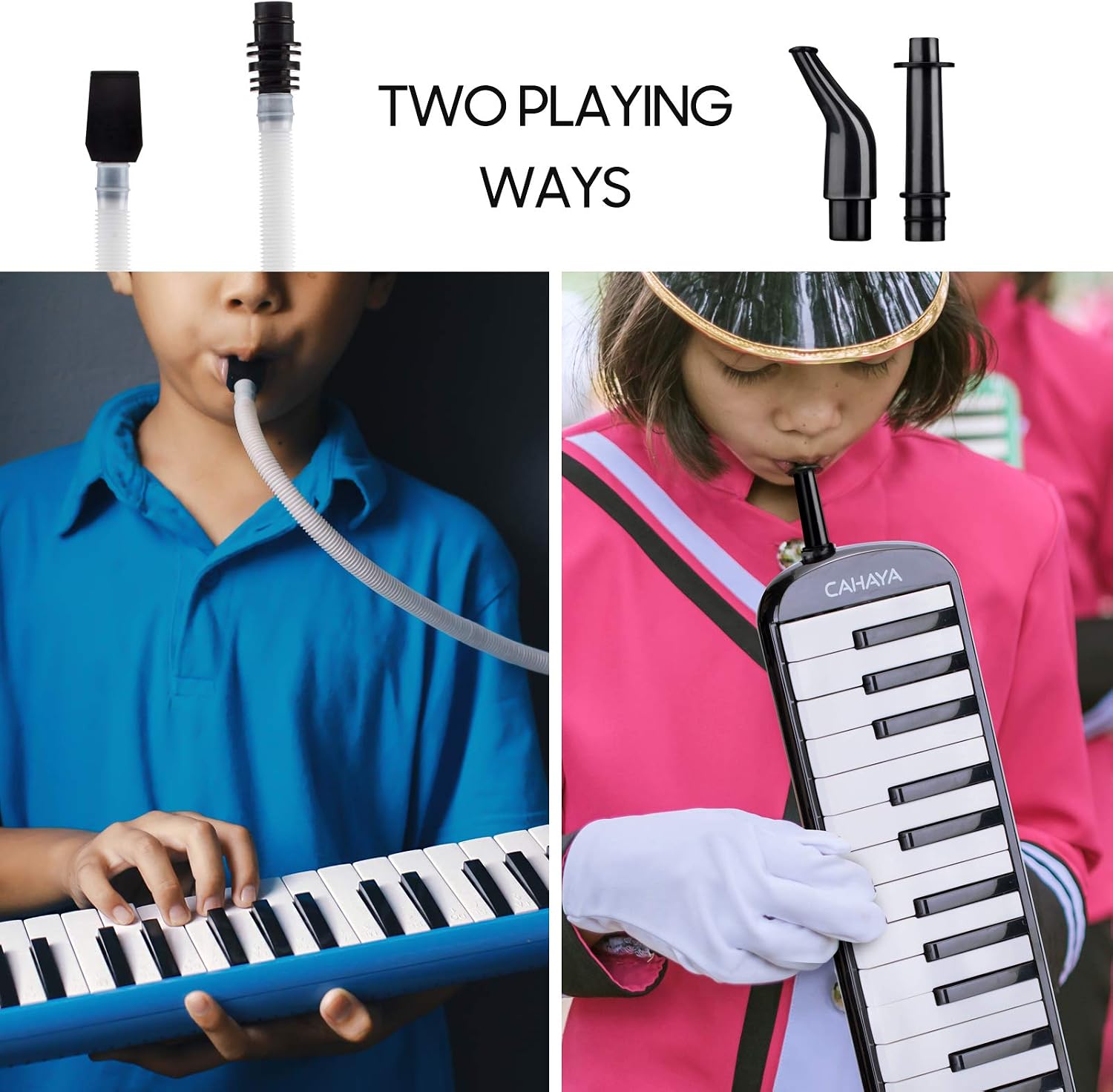 Thumbnail 1 de CAHAYA Melodica 32 Tasten – Für Kinder und Anfänger mit Tragetasche, Schwarz