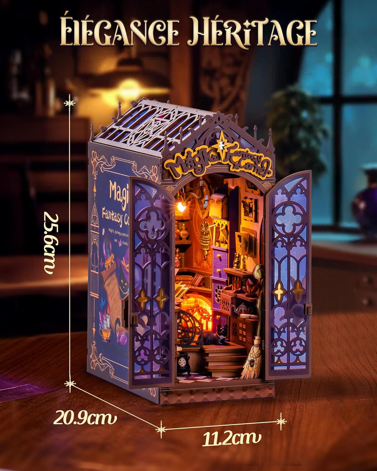 Thumbnail 1 de Rolife Book Nook Magic Fantasy Corner 185 pièces