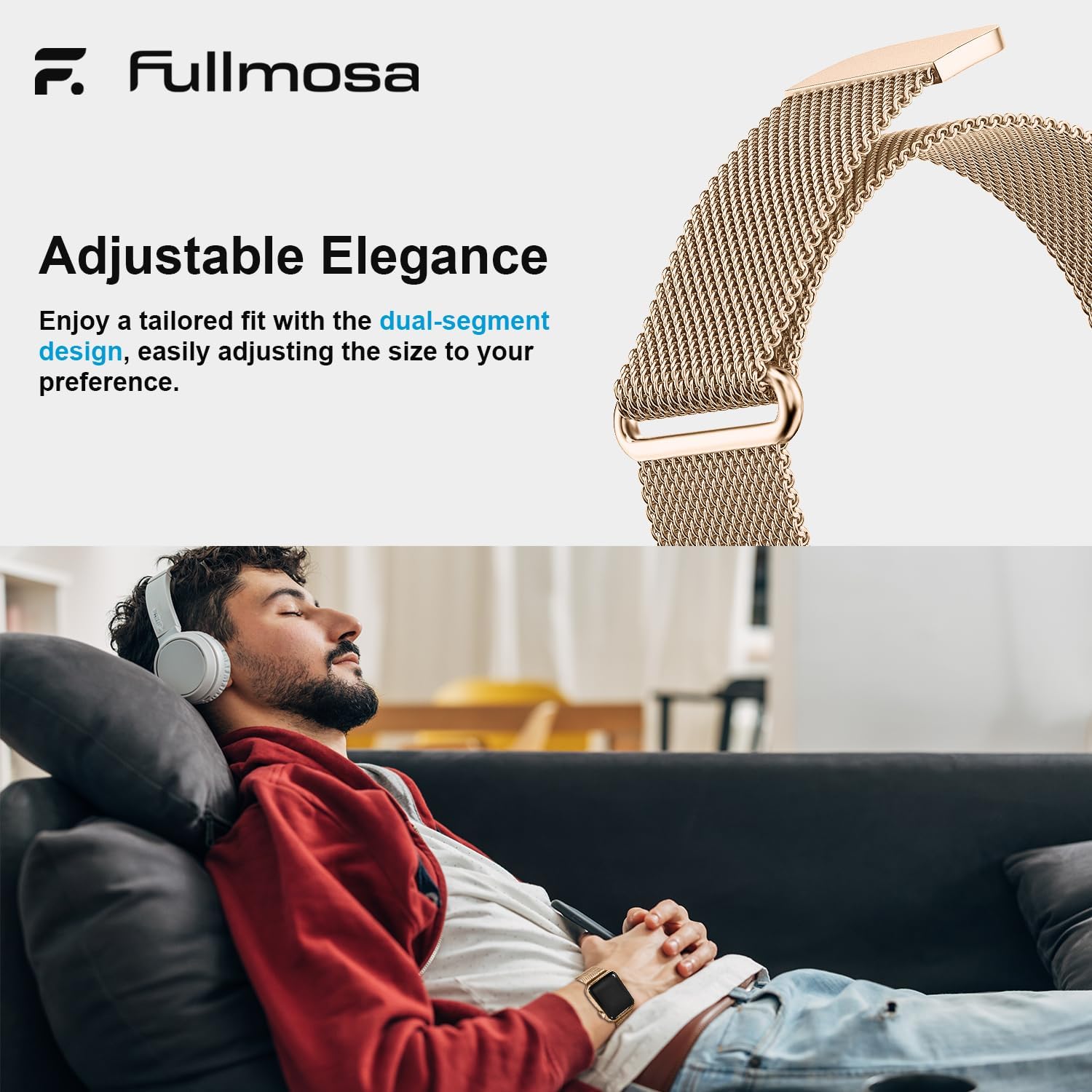 Thumbnail 4 de Fullmosa Magnetic Milanese Loop 40mm