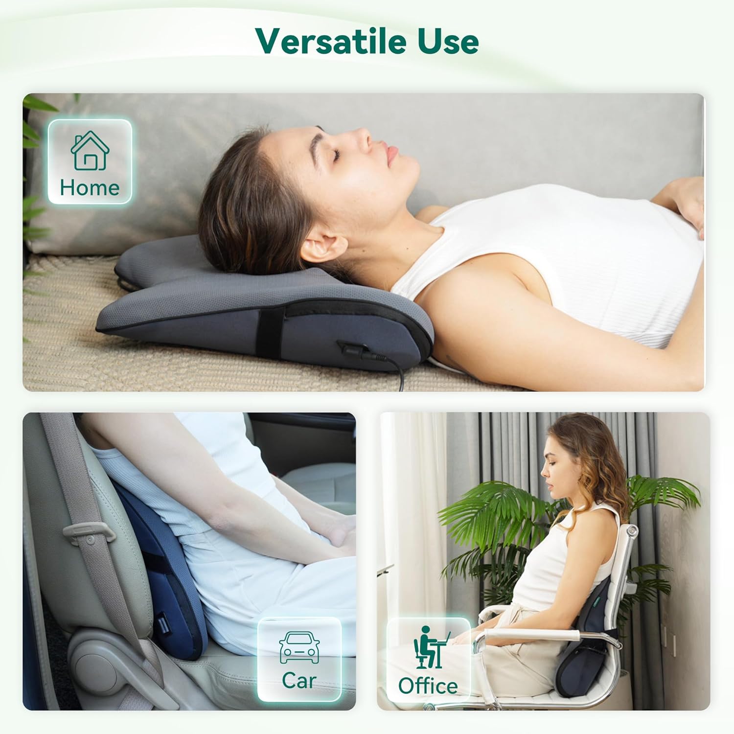 Thumbnail 5 de Snailax Coussin lombaire ergonomique 3 intensités