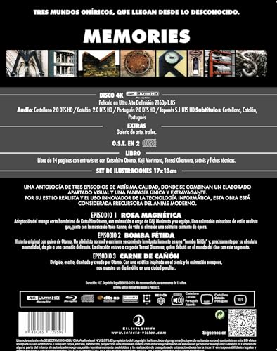 Detalle 2 de Memories 4K + Bluray. Edición Coleccionistas – SELECTA VISION